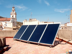 Electricidad solar con conexión a la red